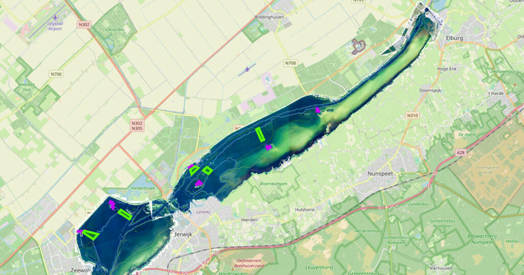 Randmeren-2024-Meting waterplanten-maaiactiviteiten-plantlaag-waar